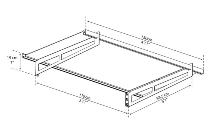 Entrétak Bremen Grå 150 x 93,5 cm Canopia by Palram